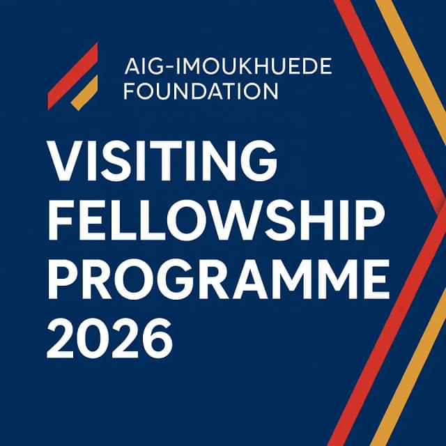 Aig-Imoukhuede Foundation (AIG) Visiting Fellowship Programme 2026