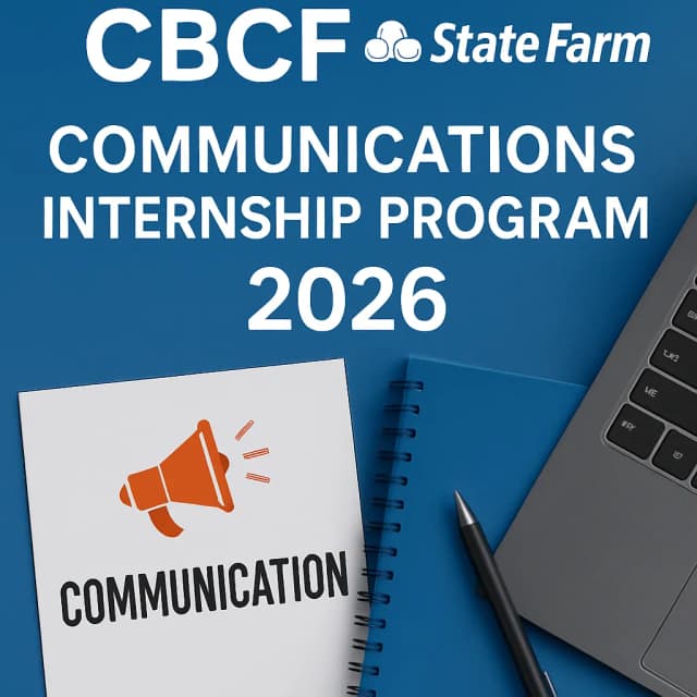 CBCF State Farm Communications Internship Program 2026