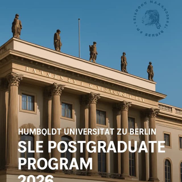 Humboldt-Universität zu Berlin - SLE Postgraduate Program 2026
