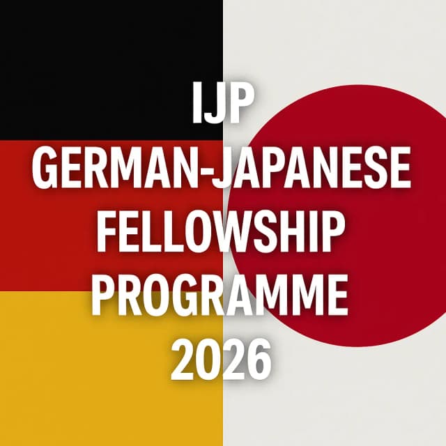 IJP German-Japenese Fellowship Programme 2026