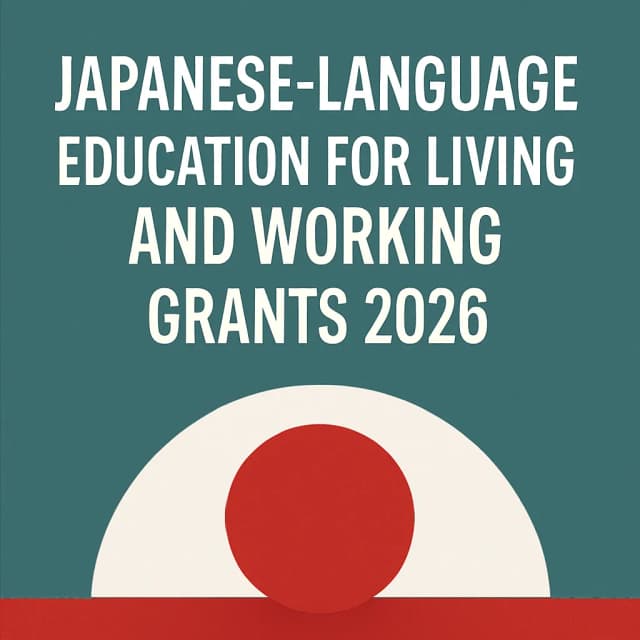Japanese-Language Education for Living and Working Grants 2026