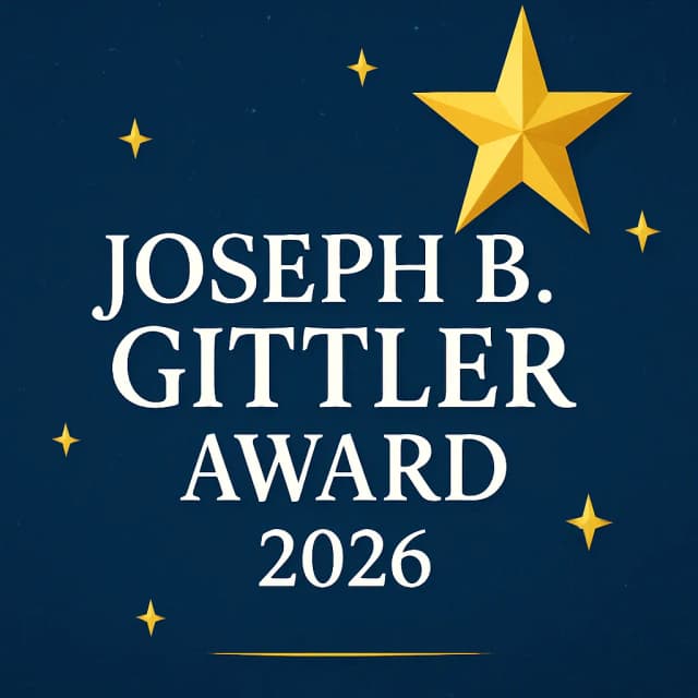 Joseph B. Gittler Award 2026