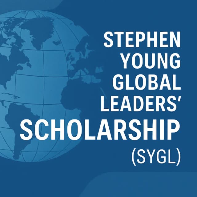 Stephen Young Global Leaders’ Scholarship (SYGL)