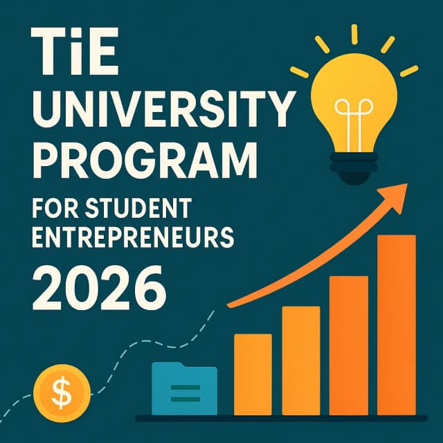 TiE University Program for Student Entrepreneurs 2026
