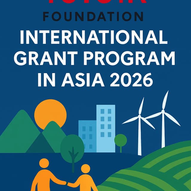 Toyota Foundation International Grant Program in Asia 2026