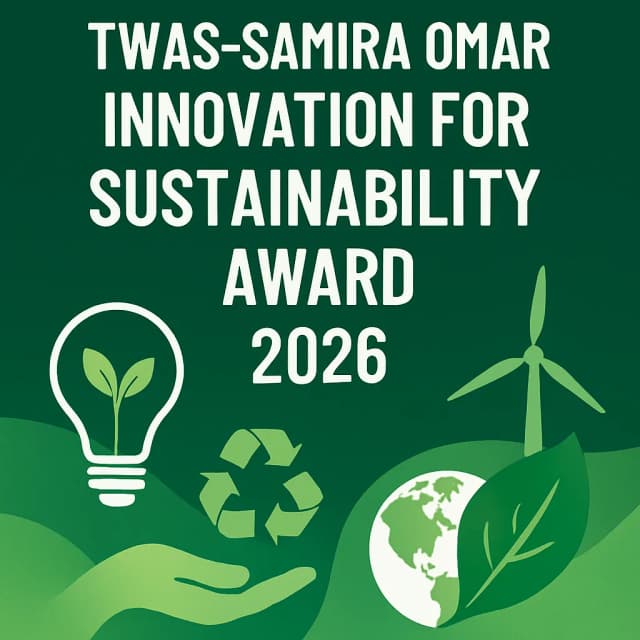 TWAS-Samira Omar Innovation for Sustainability Award 2026
